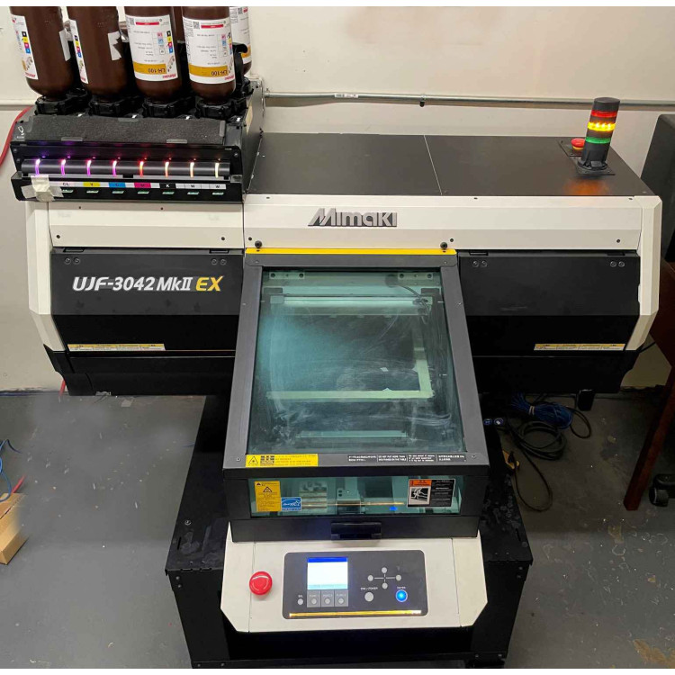 Used Mimaki UJF 3042 MKII EX Flatbed Printer For Sale